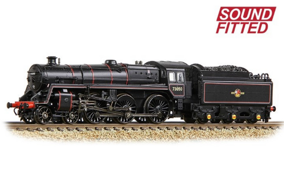 372-729SF BR Standard Class 5MT 73050 BR Lined Black Late Crest - Chester Model Centre
