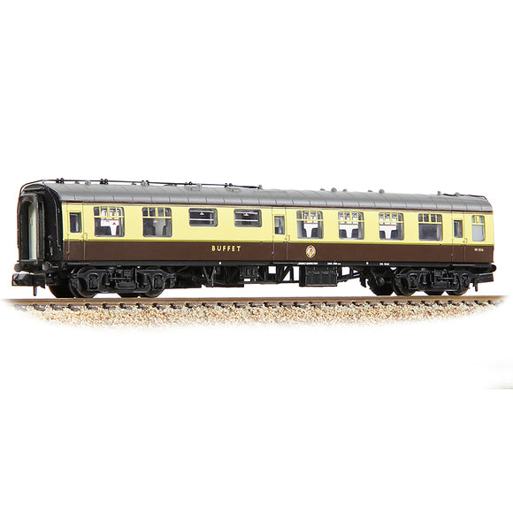 Graham Farish 374-109B BR Mk1 RMB Restaurant Miniature Buffet BR (WR) Chocolate & Cream - Chester Model Centre
