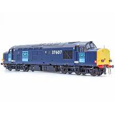 Accurascale 37/6 37607 Direct Rail Services blue with original logos - DCC Ready - Chester Model Centre