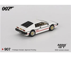 MiniGT MODELS 1/64 Scale James Bond (For Your Eyes Only Movie) Lotus Esprit Turbo White (RHD) - Chester Model Centre