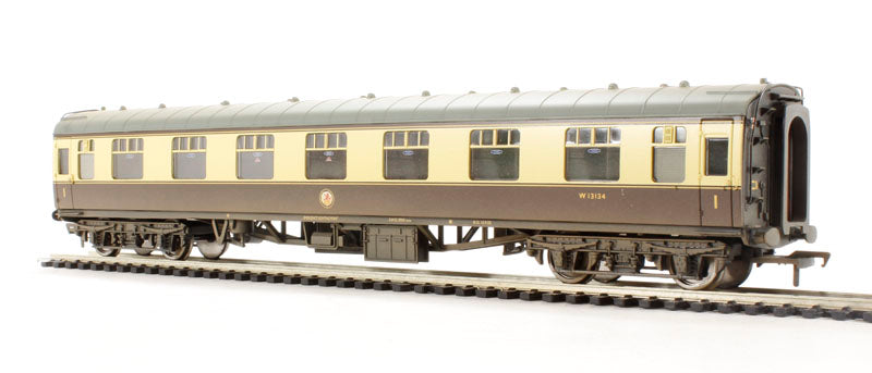 Bachmann Branchline 39-154C BR MK1 FK Coach First Corridor Chocolate & Cream Weathered - Chester Model Centre