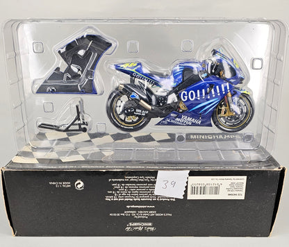 MINICHAMPS 122 043046 - 1/12 Scale Die-Cast YAMAHA YZR-M1 Gauloises Fortuna Yamaha Team Valentino Rossi MotoGP 2004 - Chester Model Centre
