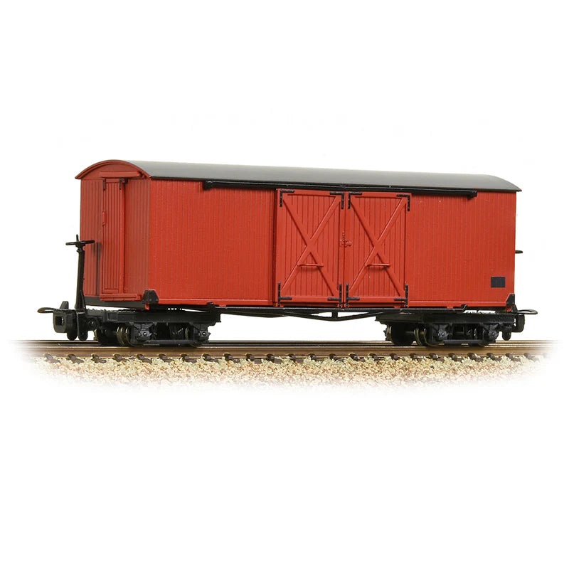 Bachmann Narrow Gauge 393-027 Bogie Covered Wagon - Lincolnshire Coast Light Railway Crimson - Chester Model Centre