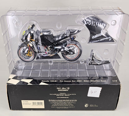MINICHAMPS 122 043946 - 1/12 Scale YAMAHA YZR-M1 Pre-Season Test 2004 Valentino Rossi - Chester Model Centre