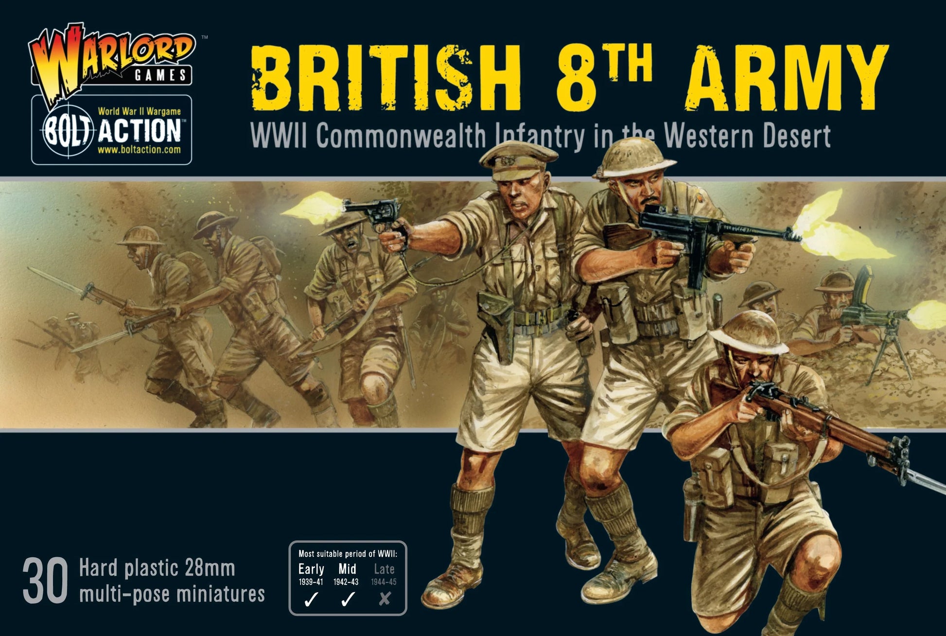 British 8th Army WWII Commonwealth Infantry - Chester Model Centre