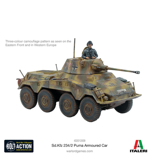 Bolt Action Sd.Kfz.234/2 Puma Armoured Car