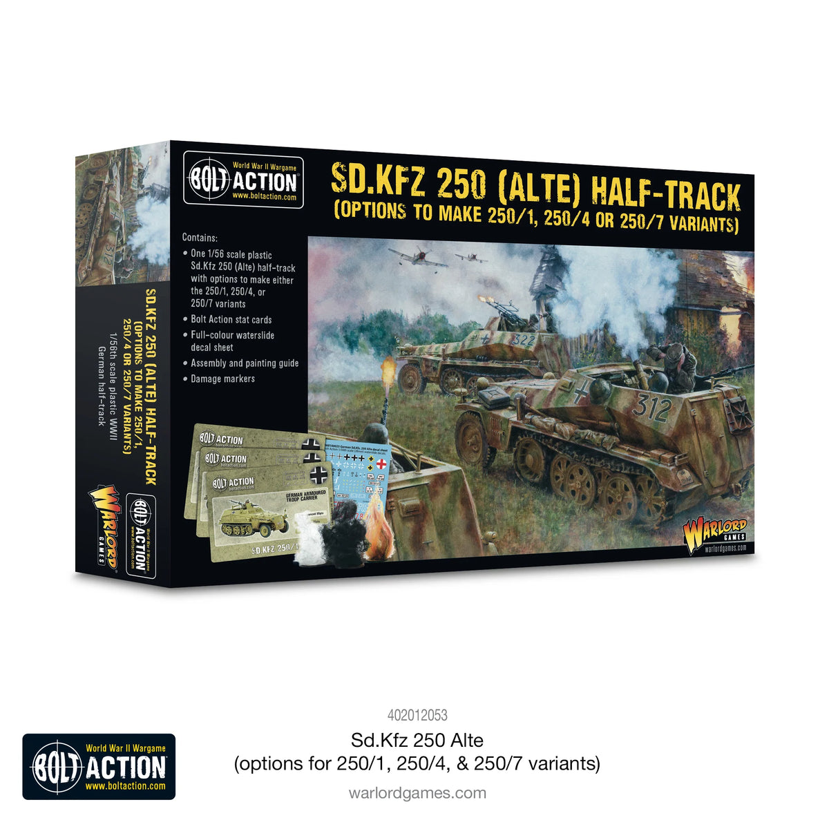 Bolt Action Sd.Kfz 250 Alte (Options for 250/1, 250/4 & 250/7)