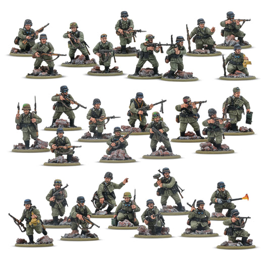 Bolt Action German Veteran Infantry Platoon - Chester Model Centre