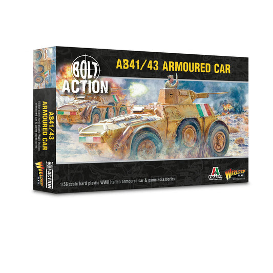 Bolt Action Autoblinda AB41/43 Armoured Car