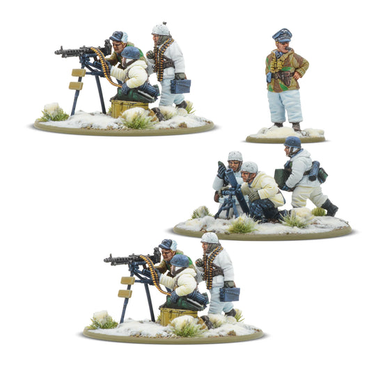 Bolt Action Fallschirmjager Winter Heavy Weapons Platoon - Chester Model Centre