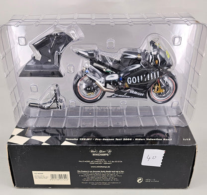 MINICHAMPS 122 043946 - 1/12 Scale YAMAHA YZR-M1 Pre-Season Test 2004 Valentino Rossi - Chester Model Centre