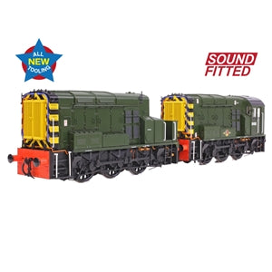 Bachmann 35-945SF Class 13 D4502 BR Green (Wasp Stripes) Sound Fitted - Chester Model Centre