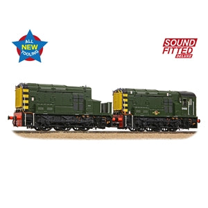Bachmann 35-945SFX Class 13 D4502 BR Green (Wasp Stripes) DCC Sound Deluxe