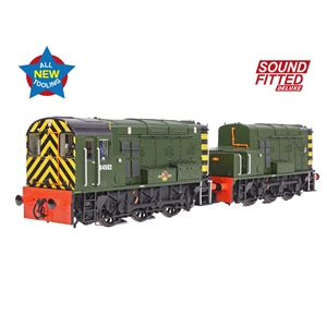 Bachmann 35-945SFX Class 13 D4502 BR Green (Wasp Stripes) DCC Sound Deluxe - Chester Model Centre