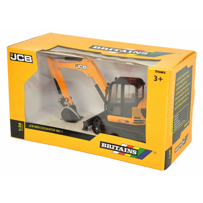 Britains Farm Series 1:32 Scale 43013 JCB Midi Excavator 86C