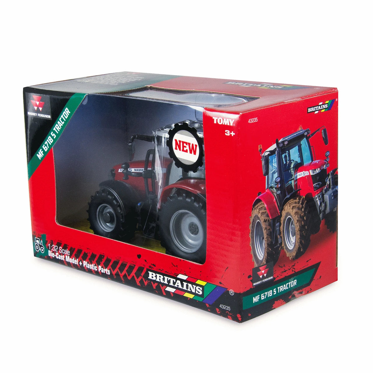 Britains Farm Series 1:32 Scale 43235 Massey Ferguson 6718S Tractor