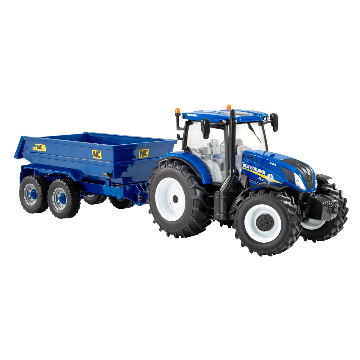Britains Farm Series 1:32 Scale 43268 New Holland T6 Tractor with Trailer Play Set