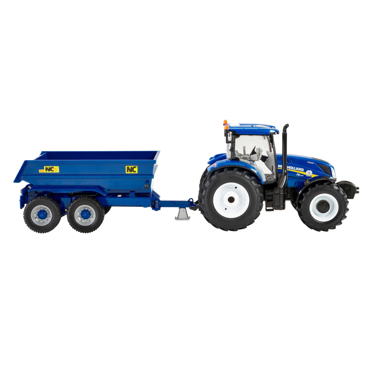 Britains Farm Series 1:32 Scale 43268 New Holland T6 Tractor with Trailer Play Set