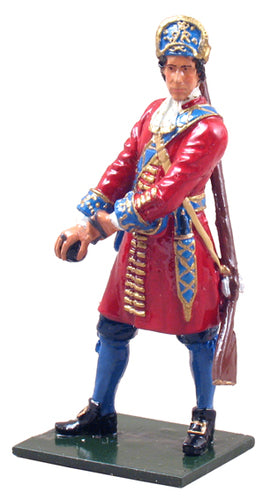 Britains Redcoats 44030 Grenadier Officer, 1st Foot Guards, 1685 - Chester Model Centre