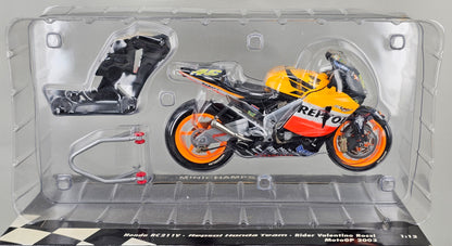MINICHAMPS 122 037146 1/12 Scale Die-Cast HONDA RC211V Repsol Honda Team Valentino Rossi MotoGP 2003 - Chester Model Centre