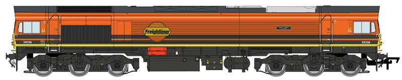 DAPOL 4D-005-008D OO Gauge Class 59 (59206) Freightliner Orange 'John F Yeoman' DCC Fitted Plux 22 - Chester Model Centre