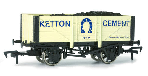 Dapol 4F-051-007 OO Gauge 5 PLANK WAGON KETTON CEMENT - Chester Model Centre