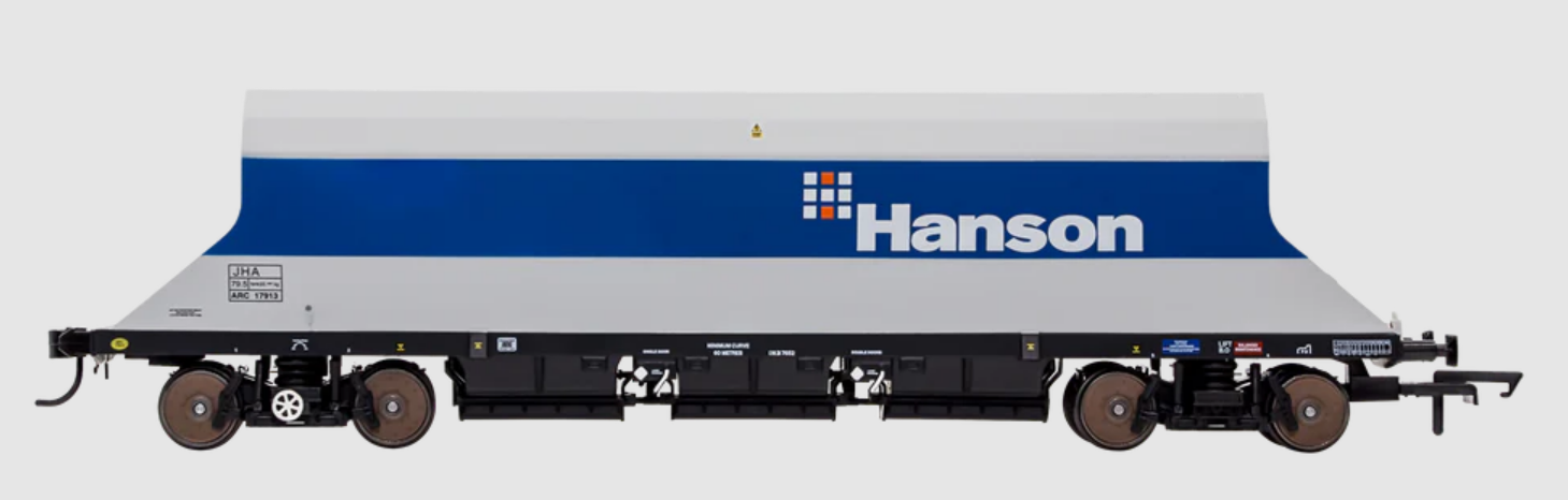 DAPOL 4F-081-003 P & D JHA (end hopper) Hansen Blue & Grey 17913 - Chester Model Centre