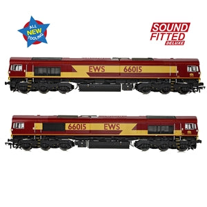 BACHMANN 50-000SFX Class 66/0 (66015) EWS Livery (Sound Fitted - Deluxe Version) Era 9 - Chester Model Centre