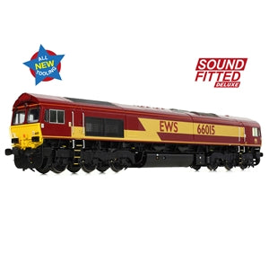 BACHMANN 50-000SFX Class 66/0 (66015) EWS Livery (Sound Fitted - Deluxe Version) Era 9 - Chester Model Centre