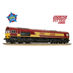 BACHMANN 50-000SFX Class 66/0 (66015) EWS Livery (Sound Fitted - Deluxe Version) Era 9 - Chester Model Centre