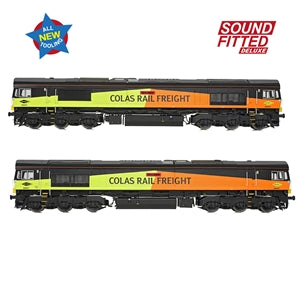 Bachmann 50-004SFX Class 66/8 66850 'Terry Baker' Colas Rail Freight - Sound Fitted Deluxe Model (Copy) - Chester Model Centre