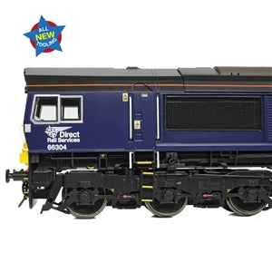 BACHMANN 50-009 Class 66/3 (66304) DRS Compass (Revised Small Logo) - Era 9 (Plux 22 DCC Ready) - Chester Model Centre