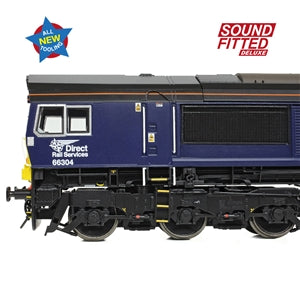 BACHMANN 50-009SFX Class 66/3 (66304) DRS Compass (Revised Small Logo) - Era 9 (Sound Fitted - Deluxe Version) - Chester Model Centre