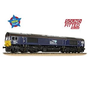 BACHMANN 50-009SFX Class 66/3 (66304) DRS Compass (Revised Small Logo) - Era 9 (Sound Fitted - Deluxe Version) - Chester Model Centre