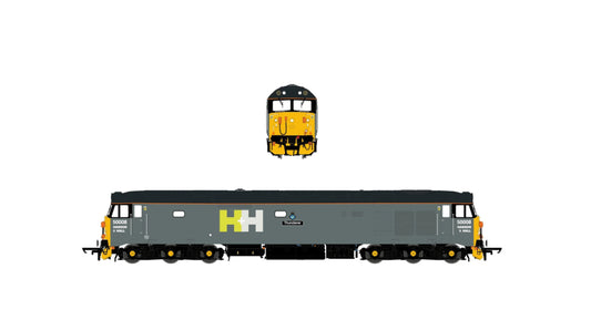 Accurascale BR Class 50 - Hanson+Hall/Rail Adventure - 50008 'Thunderer' - DCC Sound Fitted - Chester Model Centre