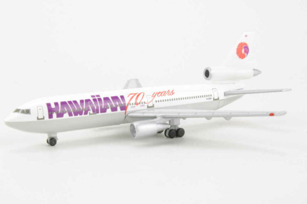 Herpa Wings 500180 Hawaiian 70 Years Douglas DC-10-30 (1:500) - Chester Model Centre
