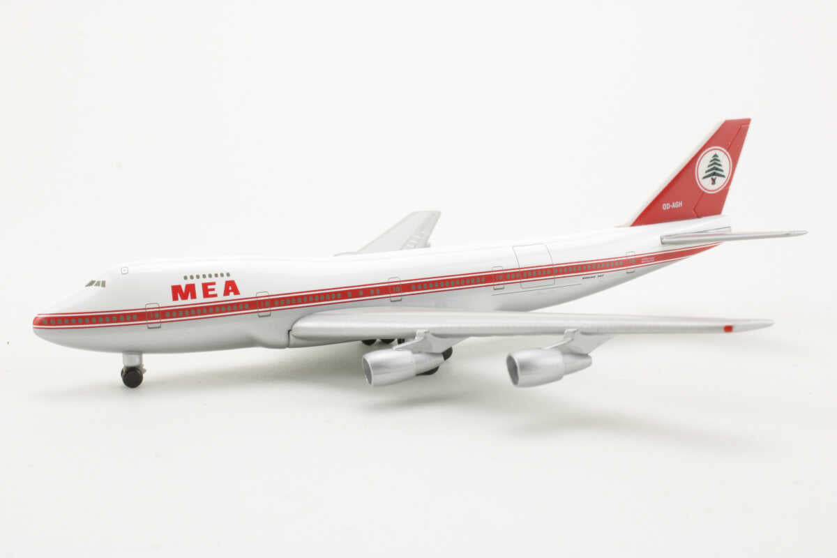 Herpa Wings 1:500 MEA Boeing 747-2B4B (SCD) Herpa Wings 1:500 MEA Boeing 747-2B4B (SCD) 502658 - Chester Model Centre