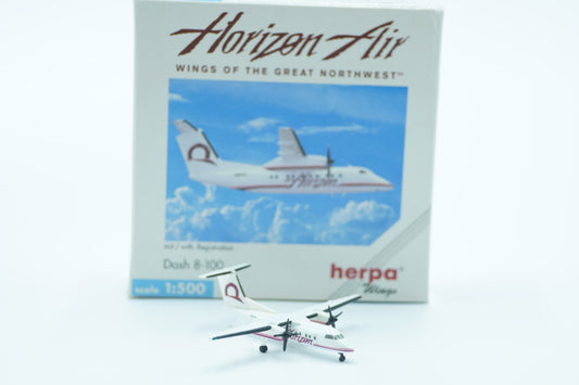 Herpa Wings 1:500 Horizon Air Dash 8-100 510028 - Chester Model Centre