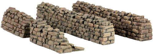 51033 Zulu War Rorke's Drift Kraal Straight Sections, 2 Long & 2 Short - Chester Model Centre