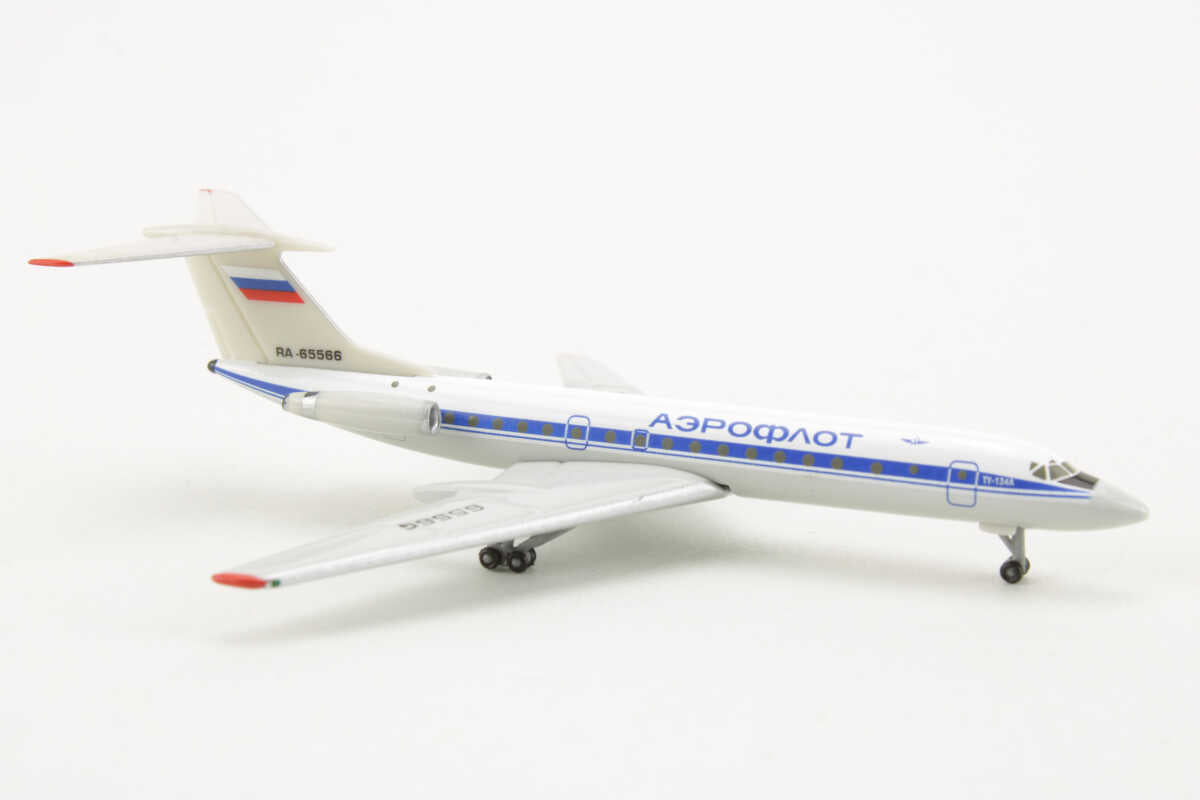 Herpa Wings 510585 Aeroflot Russian Airlines Tupolev TU-134A (1:500) - Chester Model Centre