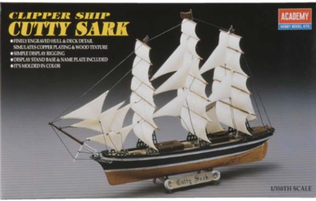 Academy 14110 Cutty Sark 1/350 scale plastic kit - Chester Model Centre