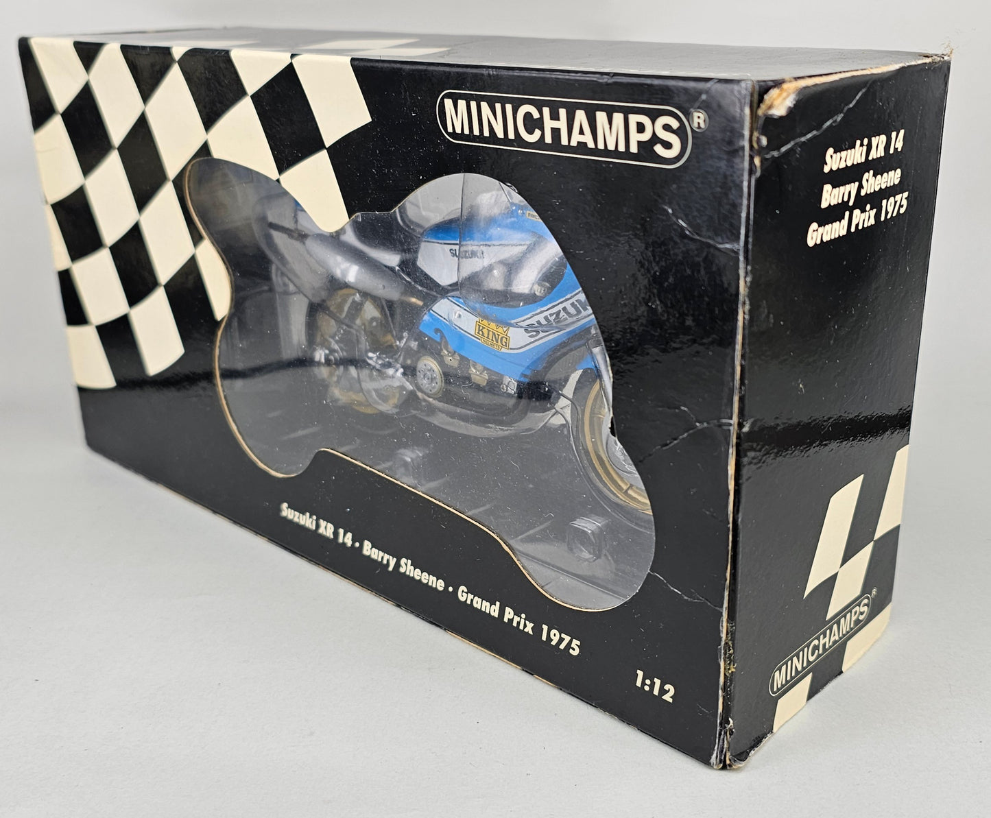MINICHAMPS 122 760007 1/12 Scale Die-Cast SUZUKI XR14 Barry Sheene Grand Prix 1975 - Chester Model Centre
