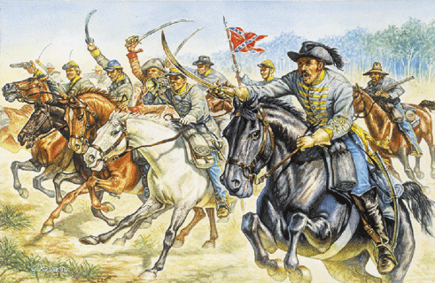 Italeri 1:72 6011 Confederate Cavalry Vintage Box