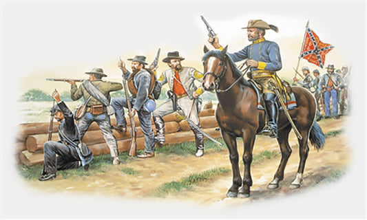 Italeri 1:72 6014 Confederate Infantry Vintage Box