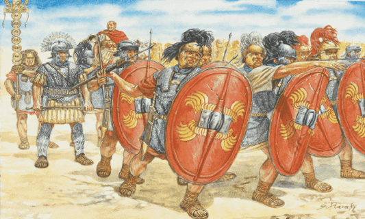 Italeri 1:72 6021 Roman Infantry 1st - 2nd Century BC Vintage Box