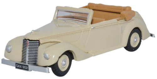 Oxford Diecast Beige Armstrong Siddeley Hurricane Open - 1:76 Scale - Chester Model Centre