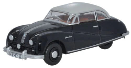 Oxford Diecast Austin Atlantic Saloon Black/Grey (Gaydon) - 1:76 Scale - Chester Model Centre