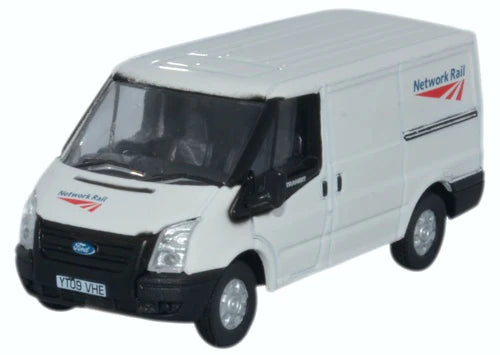 Oxford Diecast Ford Transit SWB Low Roof Network Rail - Chester Model Centre