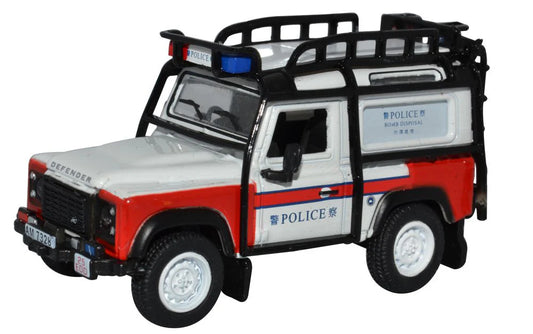 Oxford Diecast Emergency Land Rover Defender 90s Station Wagon 1:76 - Chester Model Centre