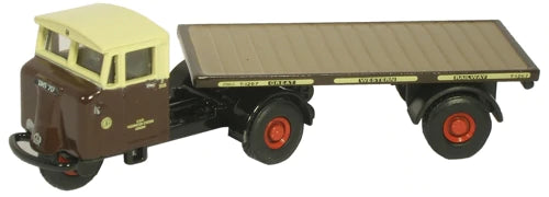 Oxford Diecast GWR Flatbed Trailer - 1:76 Scale - Chester Model Centre